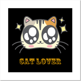 cute cat lover Posters and Art